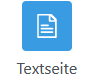 Das Bild zeigt das Textseite-Icon.